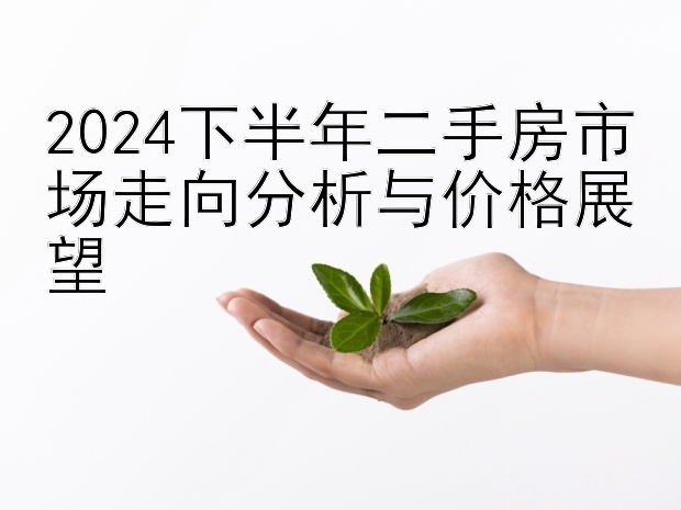 2024下半年二手房市场走向分析与价格展望